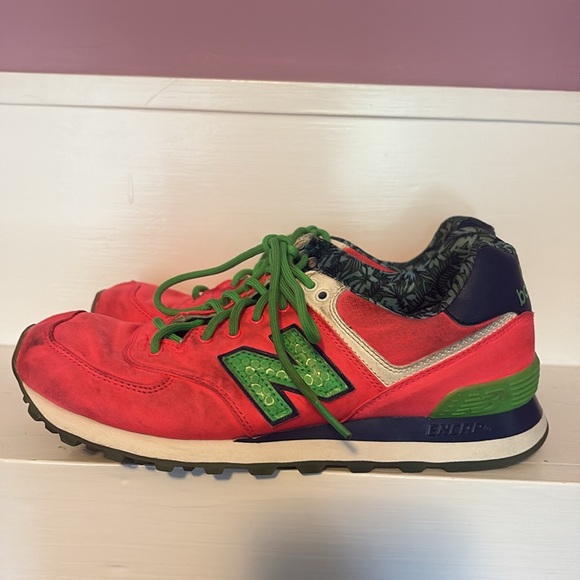 New Balance 574 Neon Bright size 8 - Picture 3 of 7